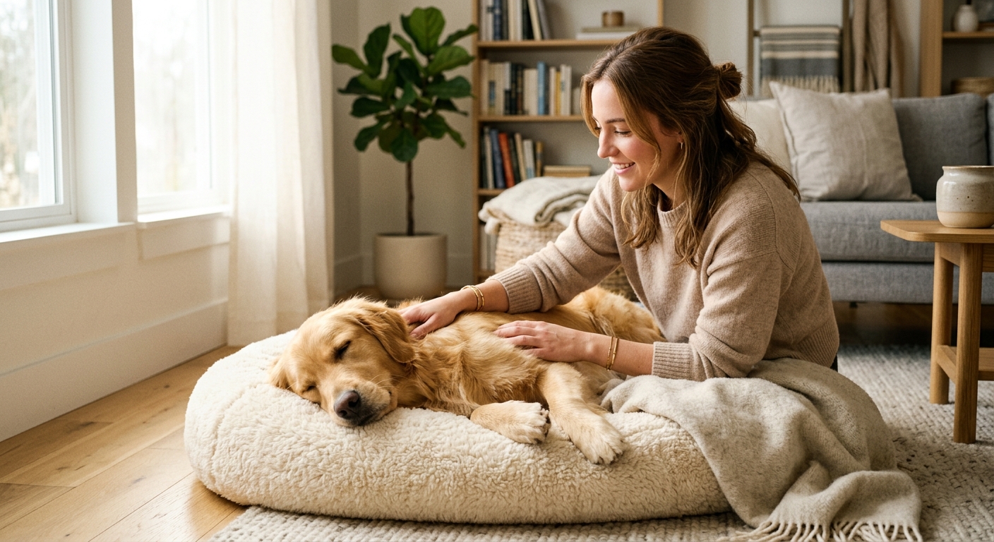 The Benefits of Massage & Brushing for Anxious Pups